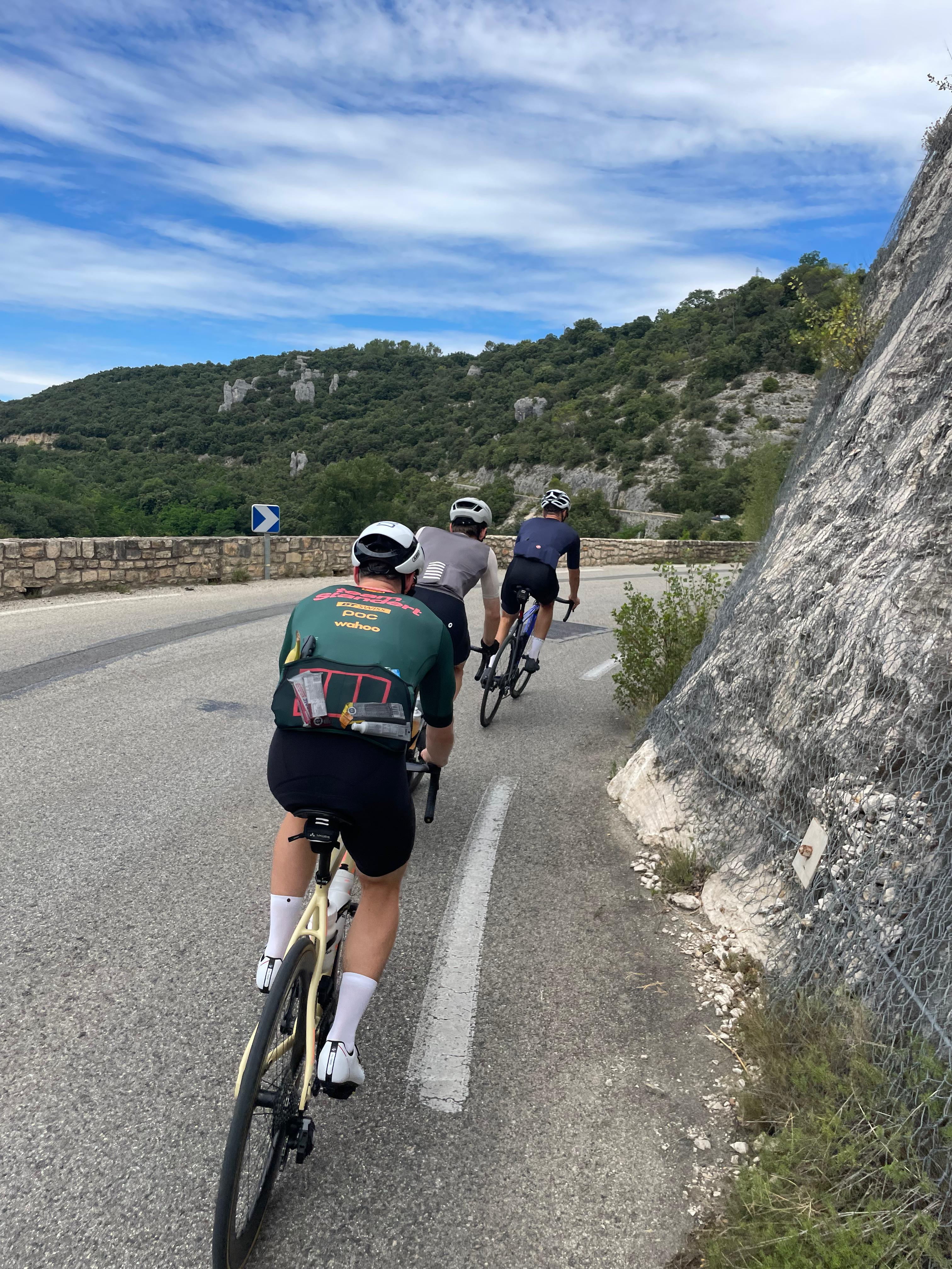 Cycling in the mountains