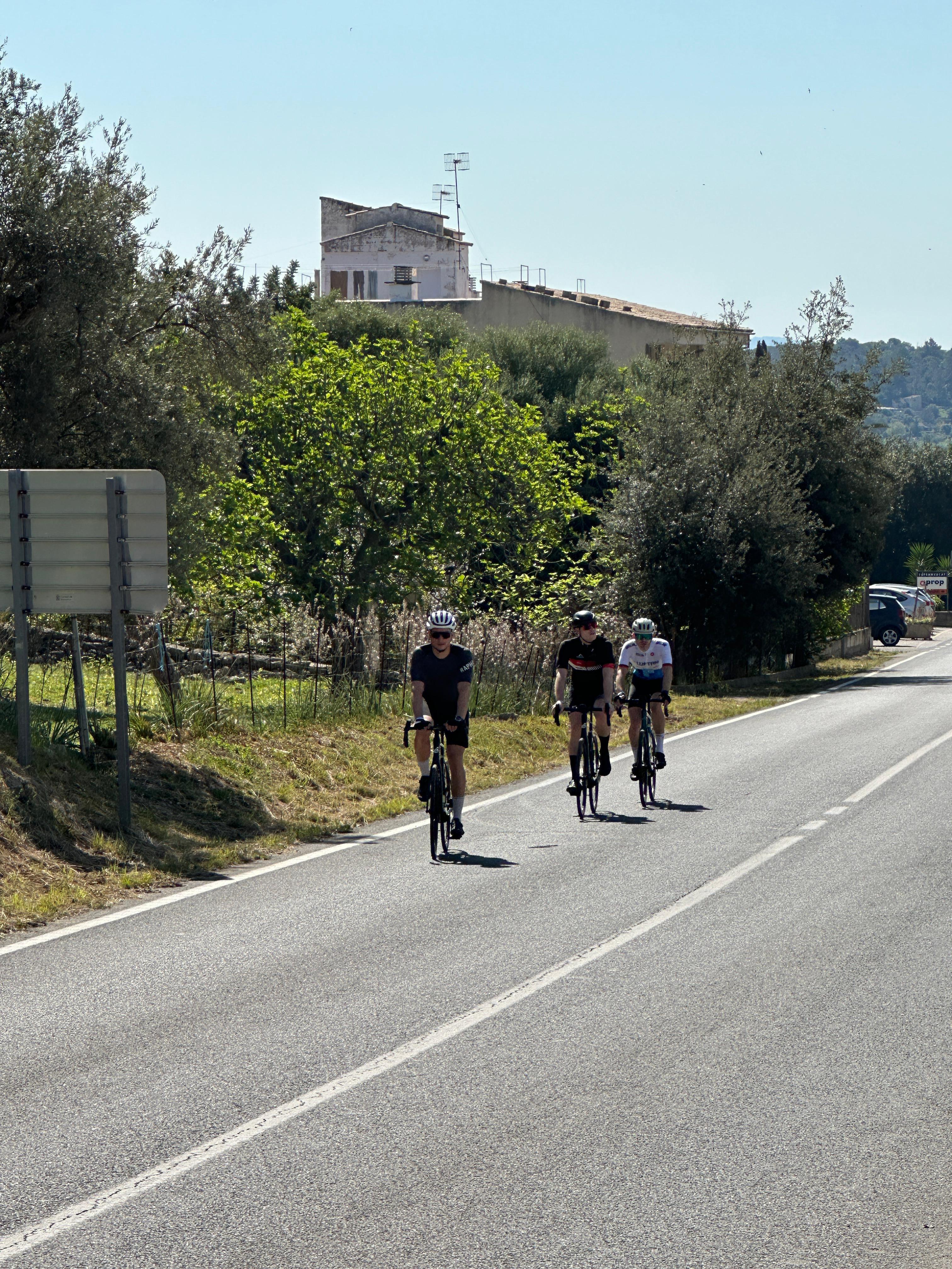 Group ride on the road